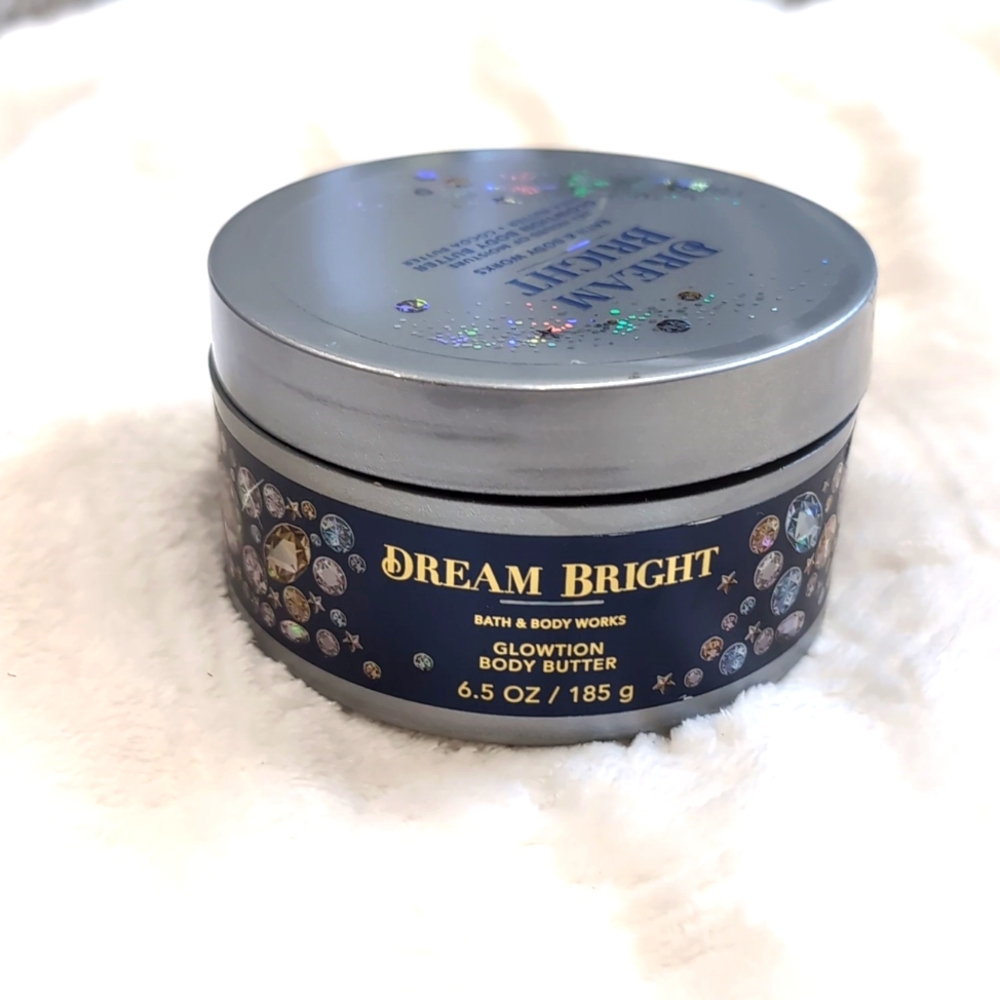 Bath & body works dream bright glowtion body butter jar B&BW moisturizing cream